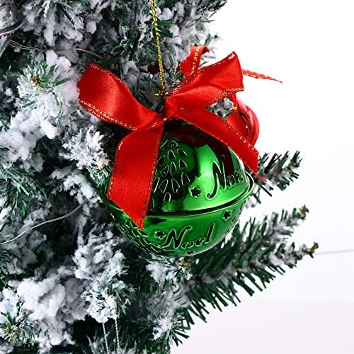 Toyandona 12pcs jingle sells sinos de Natal pendurados ornamentos de natal pingentes de sino para festival de Natal decoração de casa de festival de férias verde