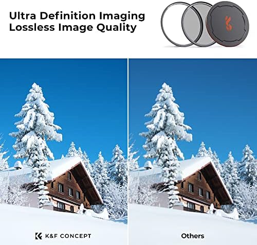 Filtro de polarizadores circulares magnéticos de 82 mm de conceito de K&F com 28 filtro CPL de 28 revestimentos de camadas para lentes da câmera