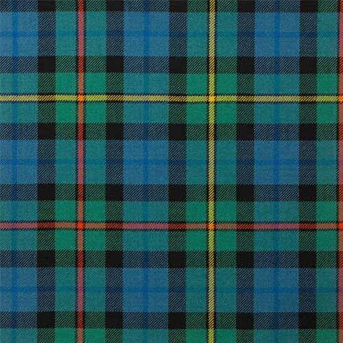 Material de tecido leve de 10 onças Smith Tartan Antigo 1 metro