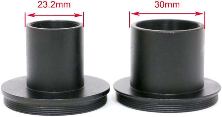 Acessórios para microscópio M42X0.75 a 23,2mm Adaptador de rosca de 30 mm ， Microscópio ocular SLR Extensão de transferência