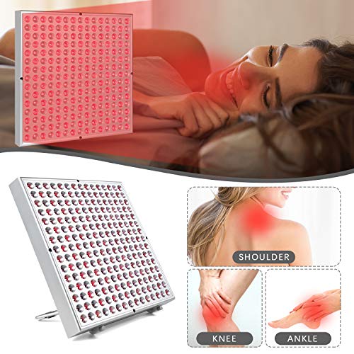 Dispositivo de terapia com luz vermelha, vermelho profundo de 660Nm e luz de 850 nm de infravermelho próximo, melhorar o sono, alívio da dor, saúde da pele, antienvelhecimento, energia, recuperação.