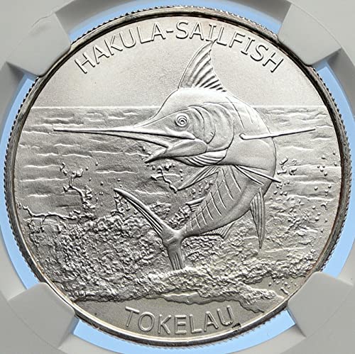2013 TK 2013 Ilhas Tokelau Genuíno W Hakula Sailfish PR Coin MS 67 NGC