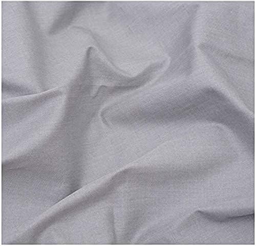 DMWMD Silver Fiber Fabric RF/EMF/EMI/LF Bloqueio/Proteção de radiação de escudo de traje de tecido condutor para fazer roupas e têxteis domésticos 59 polegadas de largura