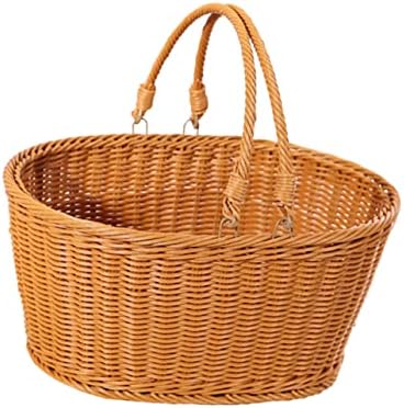 Zerodeko 1pc cesto de cesta de cornucópia flor das cestas de vime cesto de armazenamento de madeira cesta de ervas marinhas