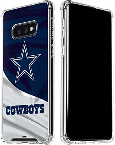 Skinit Clear Phone Case Compatível com Samsung Galaxy S10E - Oficialmente licenciado NFL Dallas Cowboys Design