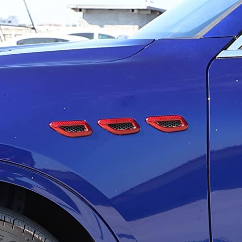 Toycidfg ajuste para Maserati Grecale 2022+ fibra de carbono look lateral Air Vent de pára -choque Tampe acessórios de carro