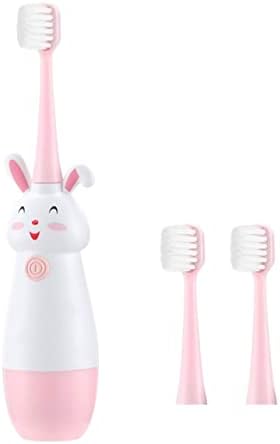 Cerdas macias Vibração escova de dentes elétrica 2023 IPX5 Forma de coelho à prova d'água Funny Kids Criação de dentes Oral