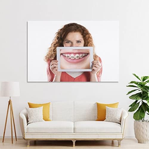 Fotos nas paredes de hospitais odontológicos, decorações em consultórios odontológicos, cuidados odontológicos, ortodontia,