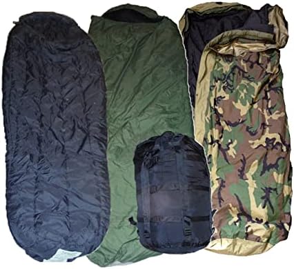 Sistema de sono modular militar 4 peças com cobertura bivy goretex e saco de carregamento