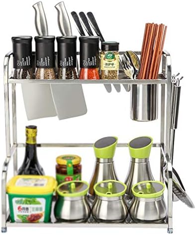 Prateleiras caseiras de JyxCoshelf, prateleiras de cozinha em aço inoxidável, suporte para ferramentas de rack de armazenamento