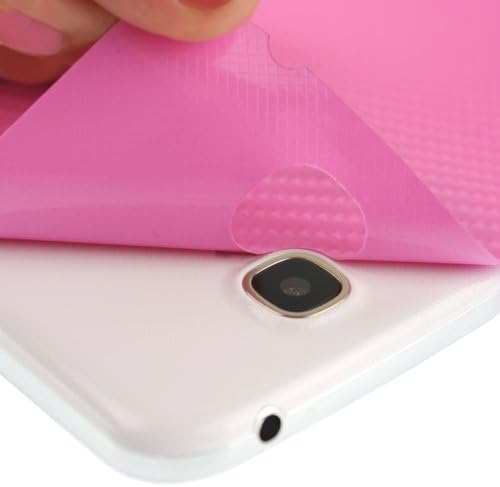 Fibra de carbono rosa Skinomi compatível com a pele de corpo inteiro compatível com HP Pro Slate 10 EE G1 Techskin
