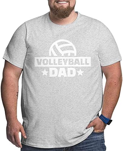 Wikjxiz Volleyball Pai masculino Big Sizer T-shirts Fashion Moda Shirt Sizet Camisetas Hip Hop Loose Tee