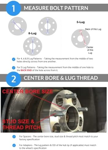 Adaptadores de espacadores de rodas centralizados de 1 de 25 mm de hub preto de 25 mm convertem 5x100 a 5x114.3 ou 5x100 a 5x4.5 Bore central 56,1mm 12x1.25 Studs compatíveis para Subaru apenas