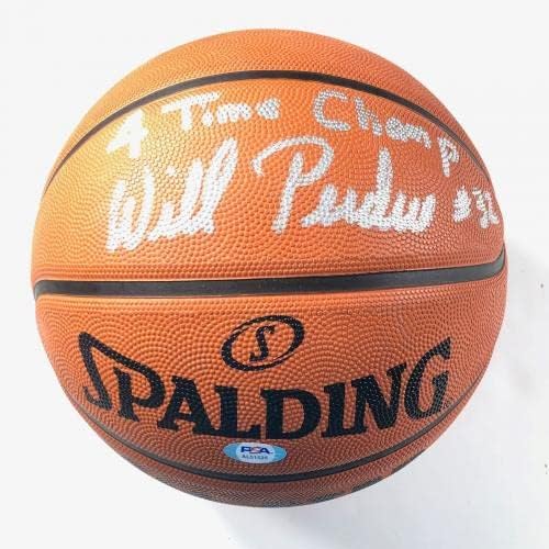 Will Perdue assinado Basketball PSA/DNA Chicago Bulls autografado - Basquete autografado