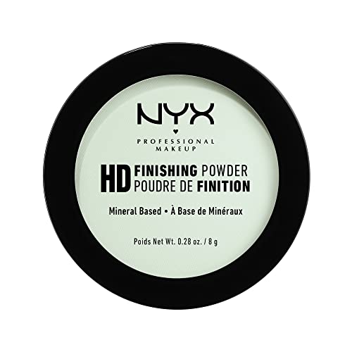 NYX Professional Makeup HD Pó de acabamento, pó de configuração prensada - banana