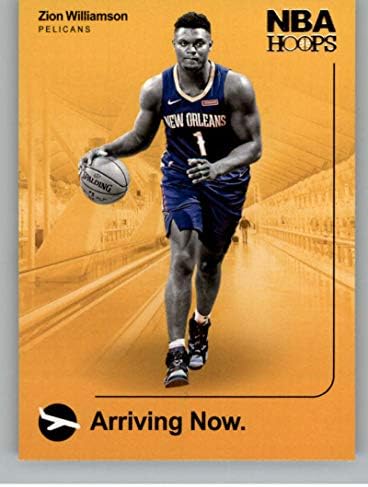 2019-20 Panini Hoops chegando agora 2 Zion Williamson New Orleans Pelicans RC Rookie NBA Basketball Trading Card