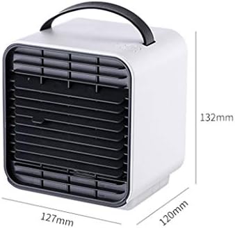 Ventilador de ar condicionado portátil uxzdx, fã de mini -mesa recarregável e silencioso
