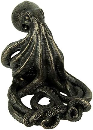 Projeto Veronese Antigo Acabamento de Bronze Octopus Titular Kraken estátua Kraken
