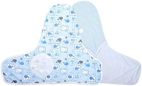 Topincn Newborn Sleeps Mack, Padrão de baleia de chá de bebê ajustável confortável para infantil
