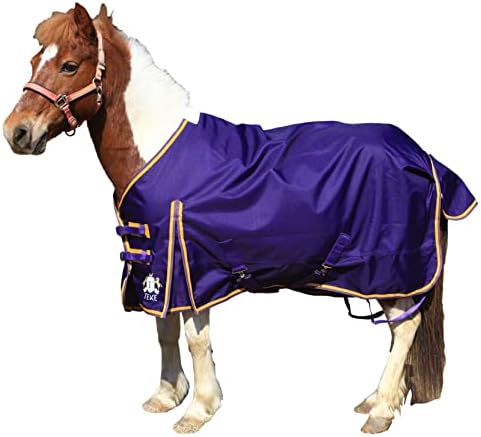T Teke Classic Turleut Horse Horse Sheets, 600d Folhas de cuidados à prova d'água e respiráveis ​​sem enchimento