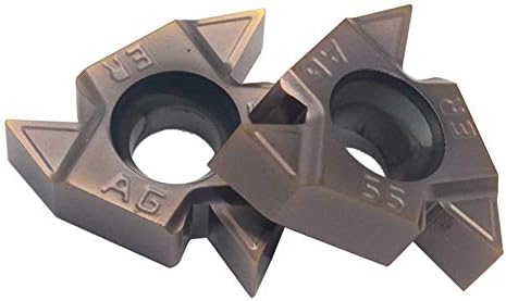 FINCOS 16ERM AG55 LF6018 20PCS Inserções de carboneto de corte de ferramentas de corte para ferramentas de grooving Tools SNL