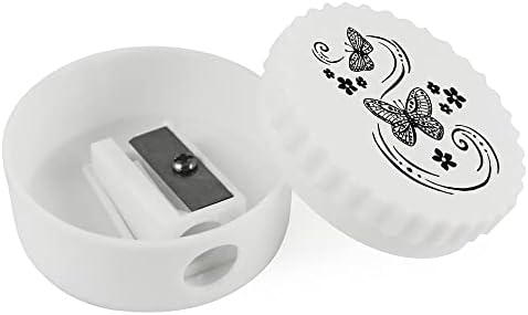 Azeeda 'Butterflies & Flowers' Compact Pencil Sharpiner