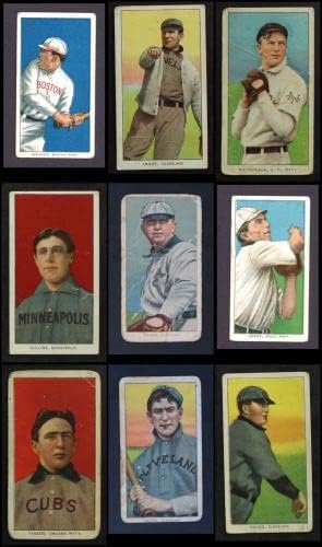 1909-11 T206 Set Complete Conjunto 2.5 - GD+ - Cartões de beisebol