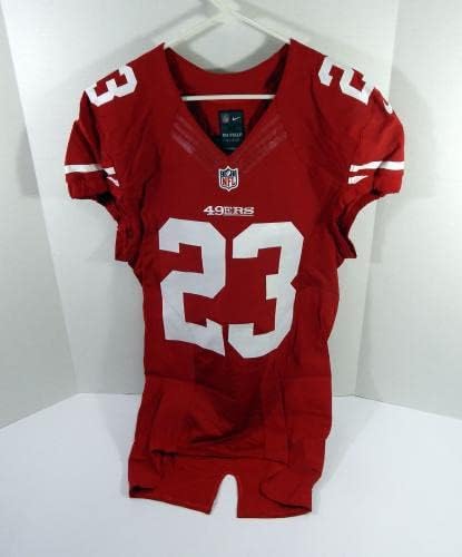 2015 San Francisco 49ers Will Redmond 23 Jogo emitido Red Jersey 40 DP45616 - Jerseys não assinados da NFL usada
