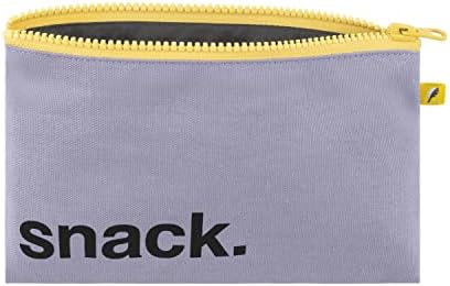 Sack de lanches Zip Fluf: lanche reutilizável e sanduíche, fechamento do zíper | Materiais orgânicos e reciclados