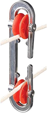 Spreadador de varal de plástico Zly, acessórios de varal de polia para cargas pesadas e varal comprido