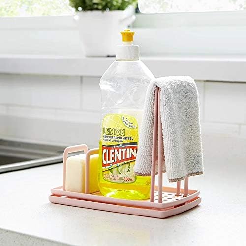 Palha dobrável mesa de cozinha pano rack de lavagem de lavagem de água sem drenagem de esponja de esponja de esponja de titulares de armazenamento multifuncional prateleiras