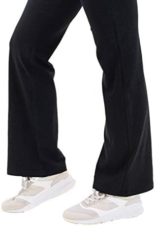 Spalding Women's Activewear Cotton Spandex Yoga Pant com bolso