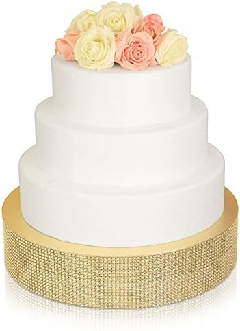 Benvo 4 fila 10 jardas acrílico Bling Diamond Rolagem de fita de strass para bolos de casamento, decorações de aniversário,