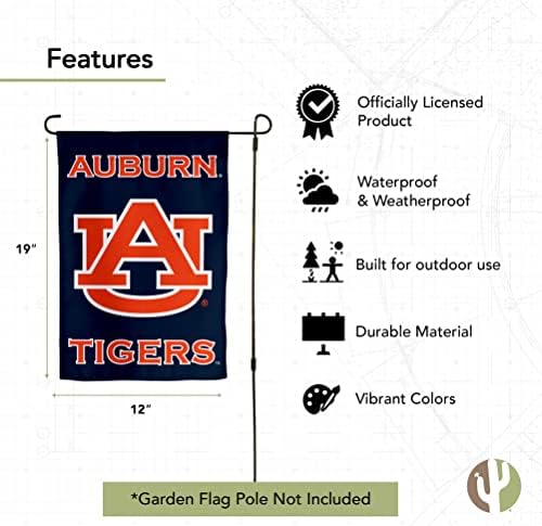 Bandeira do jardim da Universidade de Auburn Tigres Banner de águia poliéster