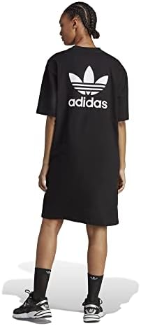 Vestido de camiseta feminina da Adidas Originals