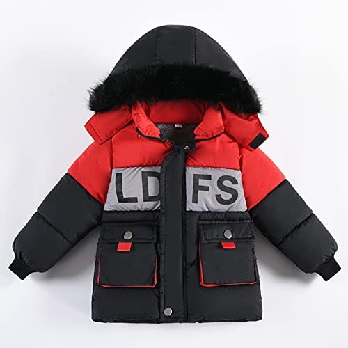 Casaco de casaco de menino infantil infantil casaco com capuz Fashion Kids Casas de roupa quente Meninos casaco e jaqueta Big Boys