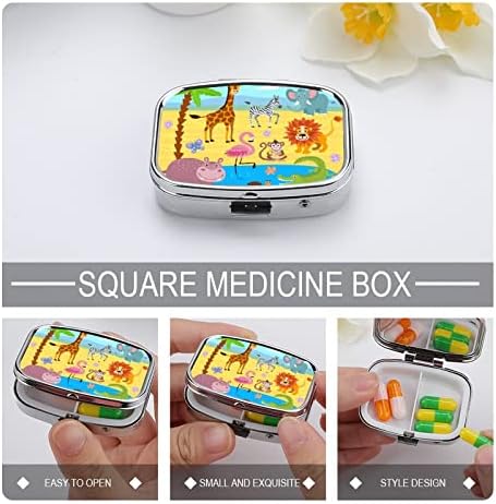 Caixa de organizador de comprimidos Recipiente de pílula de pílula portátil Caixa de compras diária Caixa de armazenamento Medicina