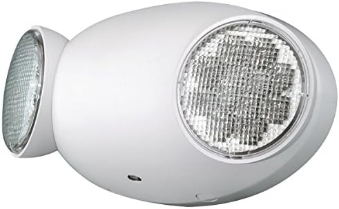 Luz de emergência de Cu2-Lite-Lite Hubbell, LED dupla cabeça ajustável
