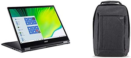 Acer Spin 5 SP513-54N-74V2 Laptop conversível, 13,5 2k 2256 x 1504 IPS Touch, 10ª geração Intel Core i7-1065g7, Mouse