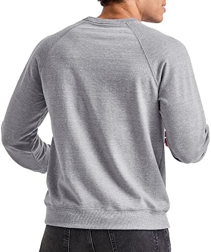 Hanes Men's Crewneck Sweatshirt, Tri-Blend French Terry