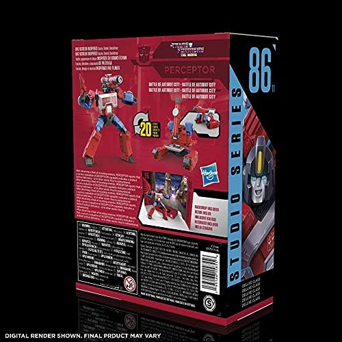 Transformers Toys Studio Series 86-11 Deluxe Classe The the the filme perceptor ação figura-de 8 anos ou mais, 4,5 polegadas
