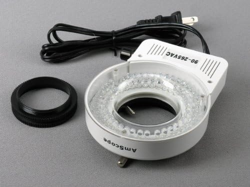 AMSCOPE SM-6TZ-80S-9M Digital Profissional Trinocular Trinocular Microscópio de Zoom, oculares WH10X, ampliação de 3,5x-90x, objetivo do zoom de 0,7x-4,5x, 80-Bulb LED Light, apertar o articulação do braço, 90V-265V, inclui 0.5 Lentes Barlow X e 2.0x e câmera de 9MP com lente de redução e s