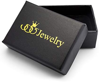 555 Jewelry 5mm Pulseira de cadeia de aço inoxidável para homens e mulheres, 6,5 a 9 polegadas