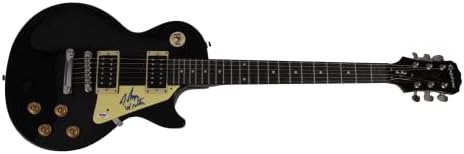 Johnny Winter assinou o autógrafo Gibson Epiphone Les Paul Guitar Guitar muito raro com autenticação PSA - Lendária Produtor de Águas Muddy, The Progressive Blues Experiment, Segundo inverno, ainda vivo e bem, santos e pecadores, John Dawson Winter III, nada, mas o blues, Branco quente e azul,