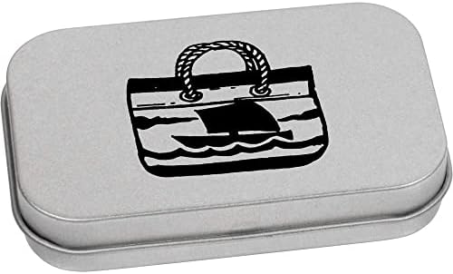 Azeeda 'Sail Boat Bag' Metal Articled Stationery Tin/Storage Box