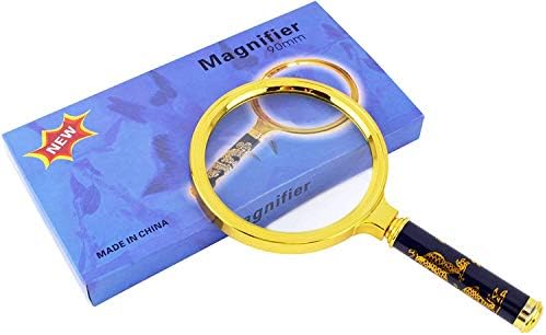 90mm 10x MagniPer portátil com dragão dragão dourado de alta resolução Great Gifts For Parents Seniors Kids Scientists LS02657