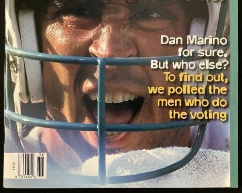 Dan Marino assinou a Sports Illustrated 9/4/95 Nenhum rótulo Dolphins Autograph Hof JSA - Revistas Autografadas da NFL