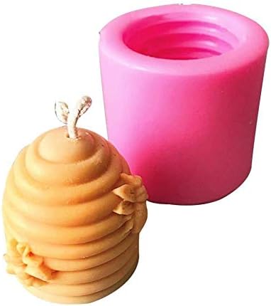 3D Silicone Soop Moldes Honeycomb Bolo Candle Molds Cakes Tools Ferramentas de sabão de cera em casa Fazendo molde Mold Mandle Soap Baking Decoration Mold Bolo Diy Decorating Ferramentas