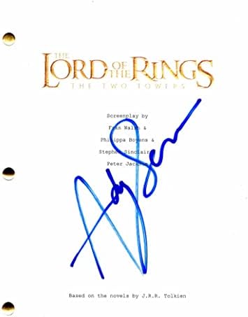 Andy Serkis assinou autógrafo O Senhor dos Anéis, o Script Full Movie Completo - Co -estrelando: Elijah Wood e dirigido