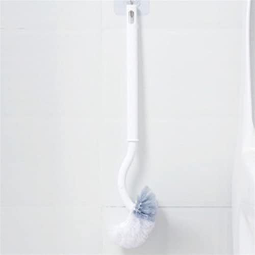 Escova de escova de vaso sanitário zukeems com pincel de cerdas macias de cerda macia, pincel de limpeza montada na parede WC Limpeza